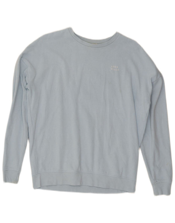 Felpa da donna vestibilità ampia Jack Wills UK 6 XS blu