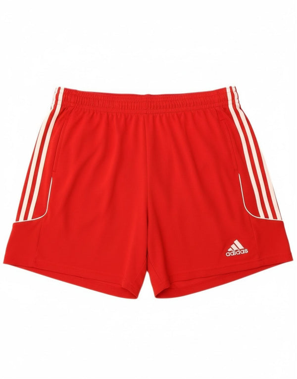 Pantaloncini sportivi Adidas Climalite da uomo XL rosso poliestere