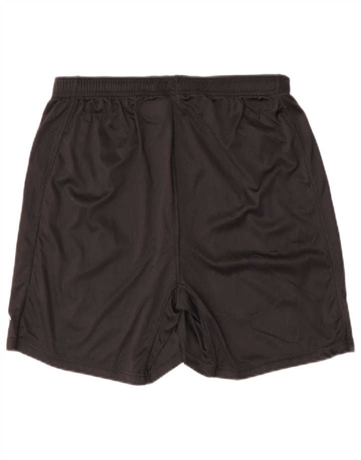 Pantaloncini sportivi grafici da uomo Kappa medio nero in poliestere