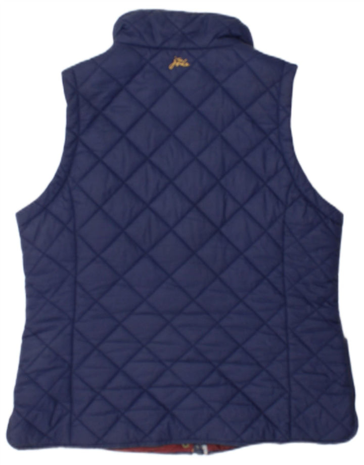 Gilet trapuntato da donna Tom Joule UK 14 Large Blu Navy in poliammide