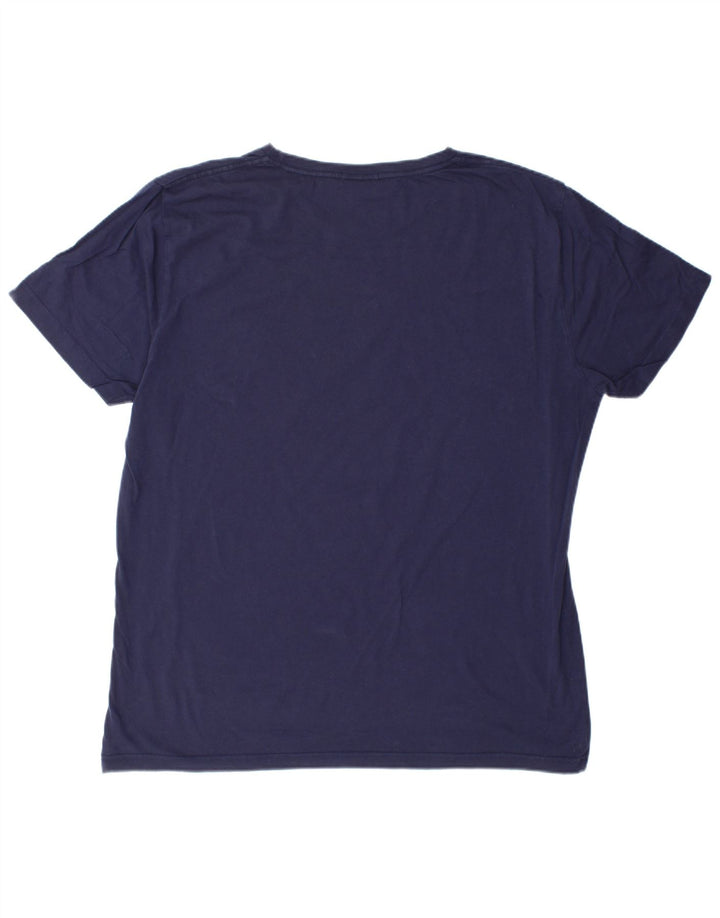 Gant Maglietta Regular da Uomo 2XL Blu Navy