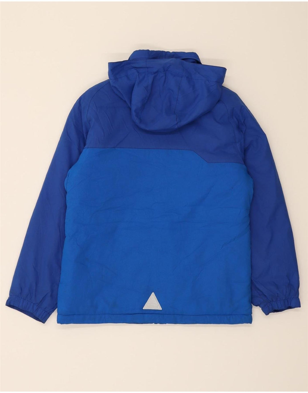 L.L.BEAN Boys Windbreaker Jacket 10-11 Years Medium  Navy Blue Colourblock Vintage L.L.Bean and Second-Hand L.L.Bean from Messina Hembry 