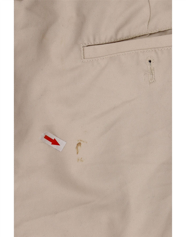 Pantaloni chino da uomo con pegging IZOD W36 L32 in cotone beige
