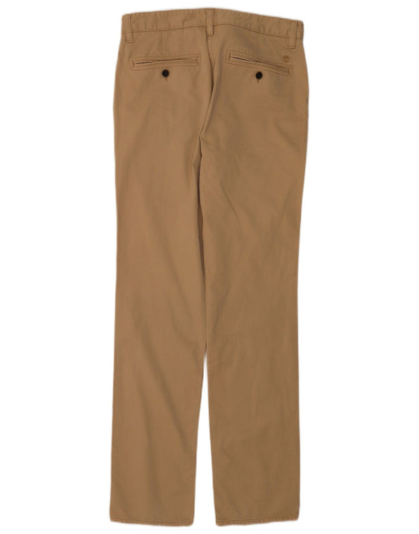 Pantaloni chino dritti da uomo Timberland W31 L33 in cotone beige