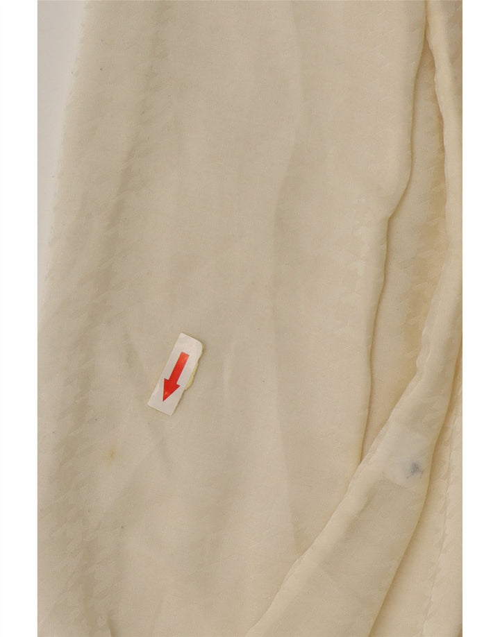 Camicetta da donna trasparente Gap UK 6 XS poliestere bianco sporco