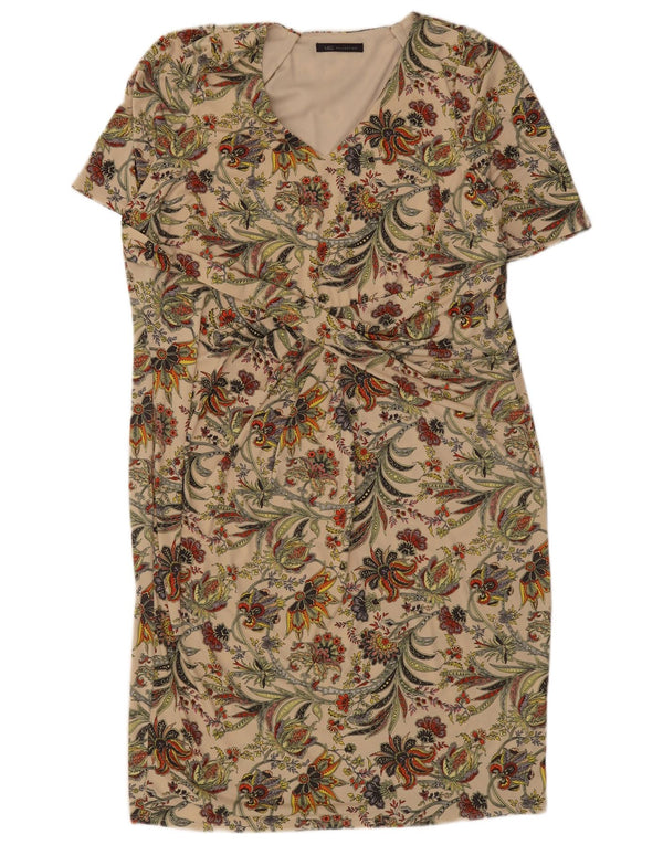 Abito tubino da donna Marks & Spencer UK 20 2XL floreale multicolore