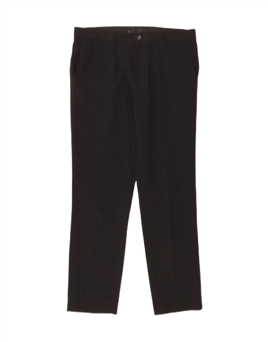 Pantaloni chino su misura da uomo Marks & Spencer W34 L31 poliestere nero