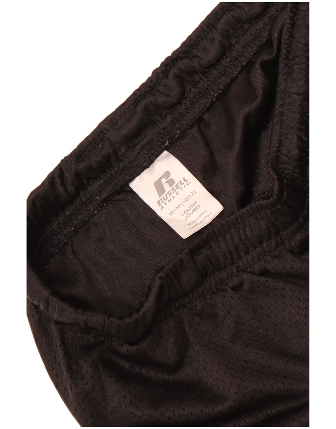 Pantaloncini sportivi da ragazzo Russell Athletic 10-11 anni poliestere nero medio