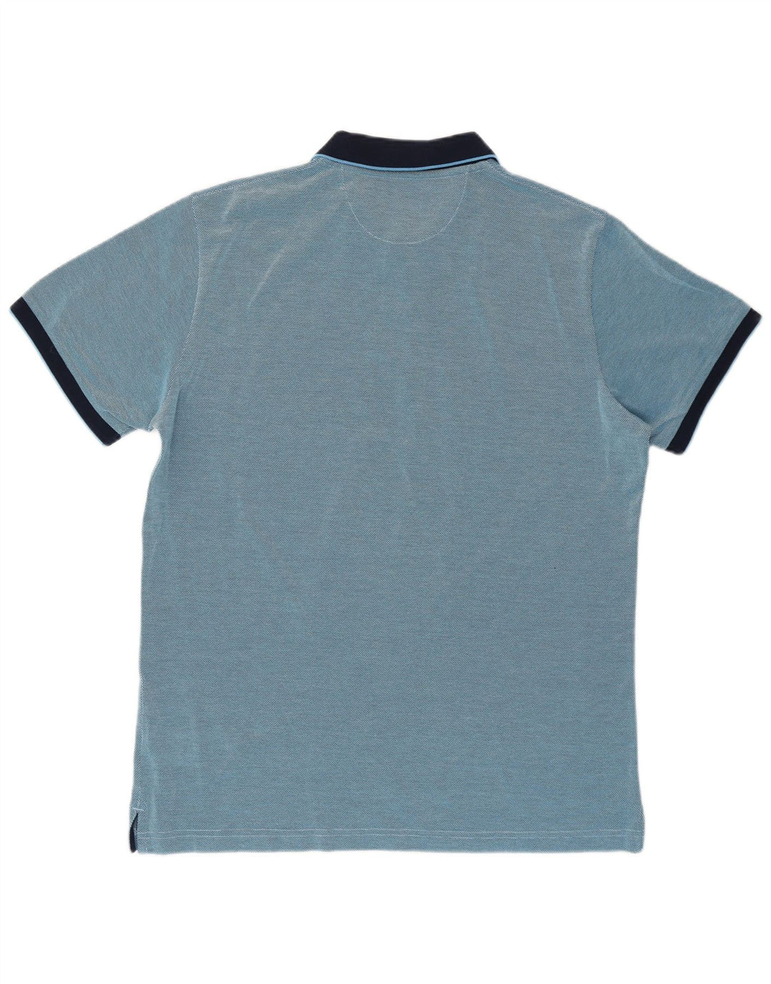 Polo da uomo Gant Large in cotone color block blu