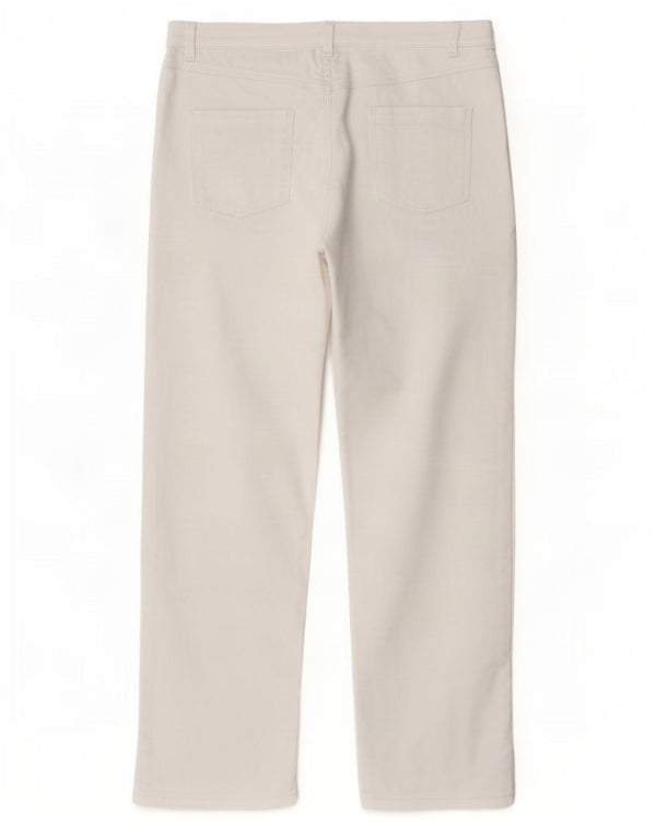 Marks & Spencer Jeans da donna Per Una Capri UK 10 Small W27 L21 Cotone bianco