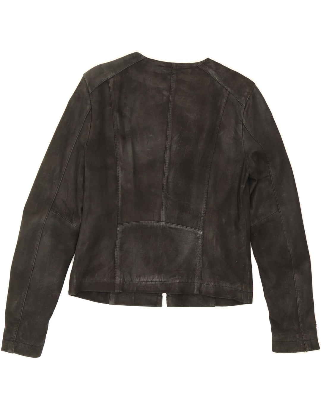 CONBIPEL Womens Leather Jacket IT 42 Medium Black Leather Vintage Conbipel and Second-Hand Conbipel from Messina Hembry 