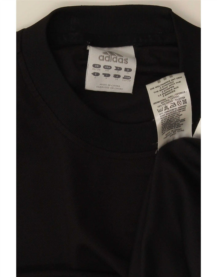T-shirt da uomo Adidas Top UK 36/38 piccola poliestere nera