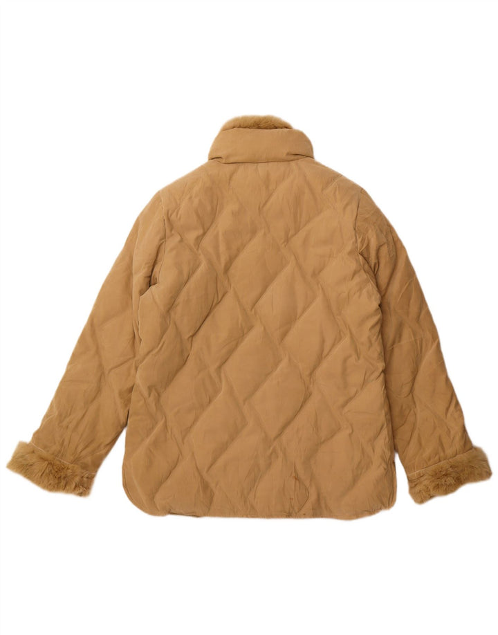 Giacca imbottita vestibilità ampia da donna Parisport IT 44 Beige medio Poliammide