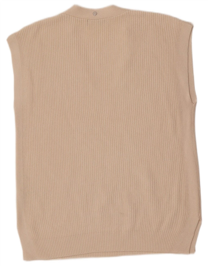 Canotta da uomo Marks & Spencer in cotone beige medio