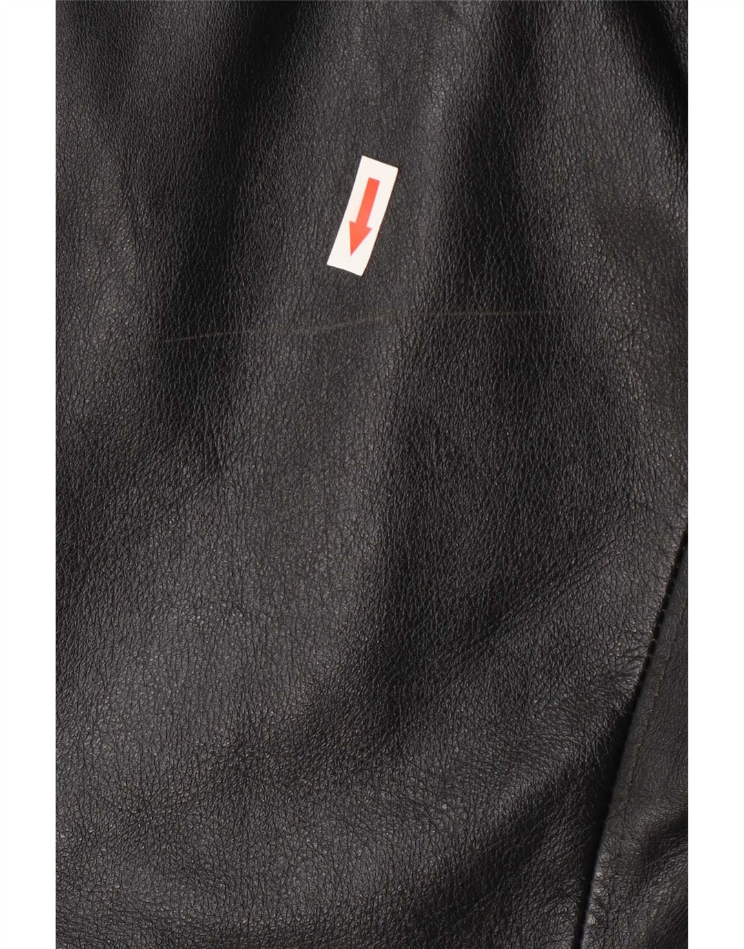 Giacca in pelle vintage da donna UK 10 piccola nera