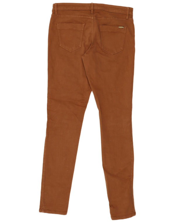 Pantaloni casual skinny da donna Massimo Dutti EU 38 W30 L31 Cotone marrone