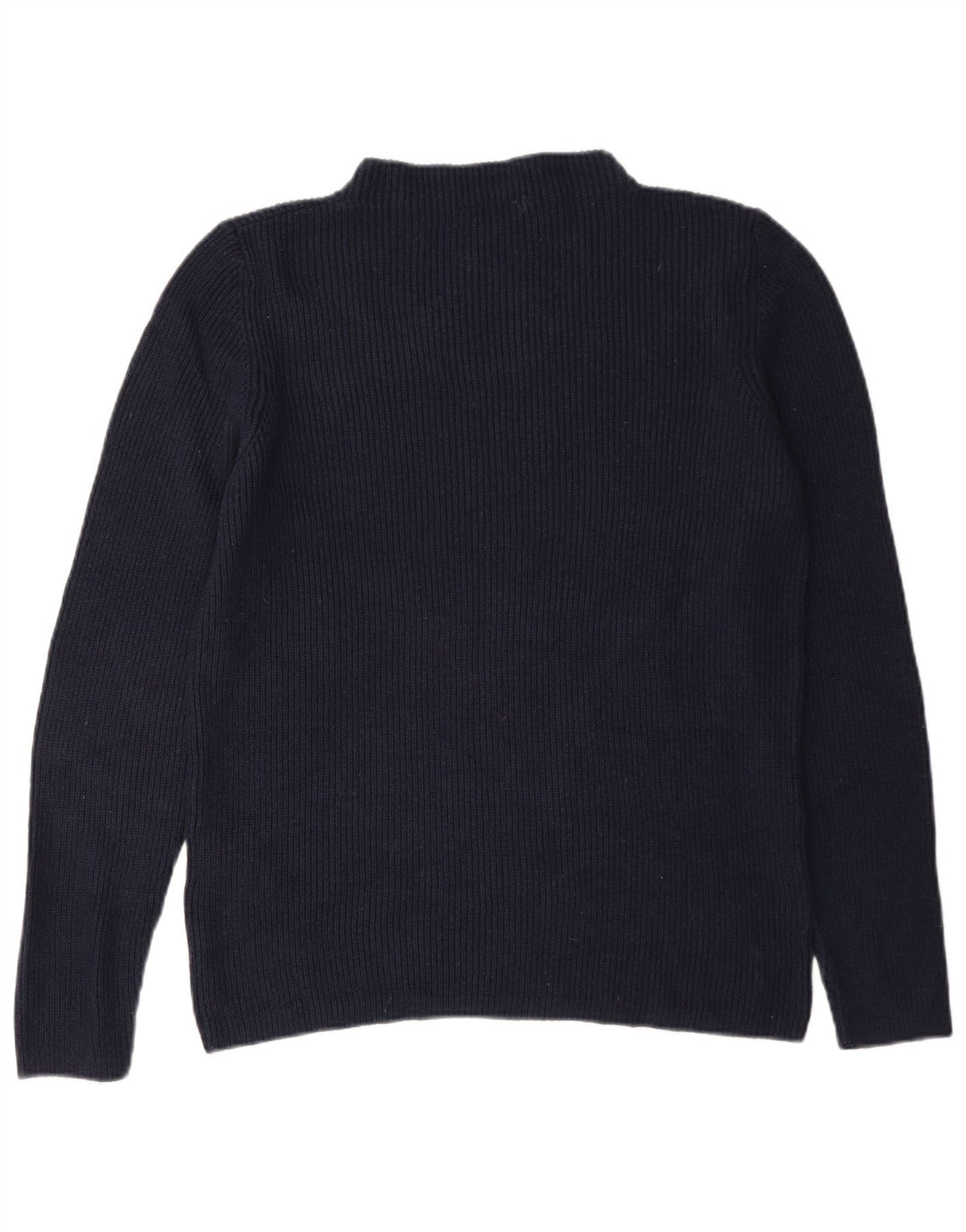 Maglione da donna S.Oliver con collo alto e viscosa EU 40 medio blu navy