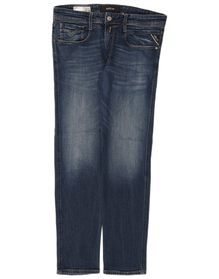 Jeans slim da donna Replay W33 L29 Blu