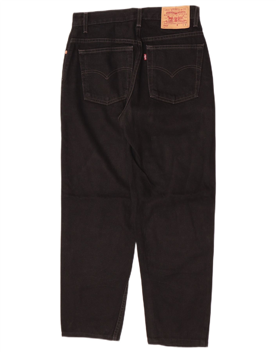 Levi's Donna 512 Jeans dritti slim a vita alta US 8 Medium W28 L26 Nero