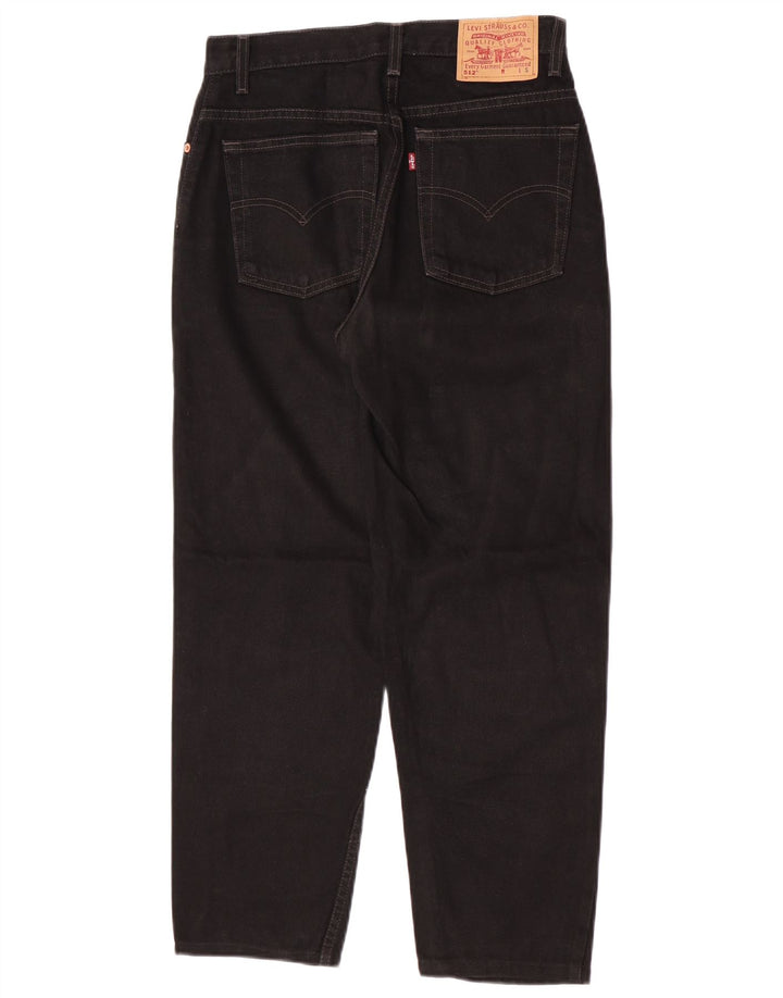 Levi's Donna 512 Jeans dritti slim a vita alta US 8 Medium W28 L26 Nero