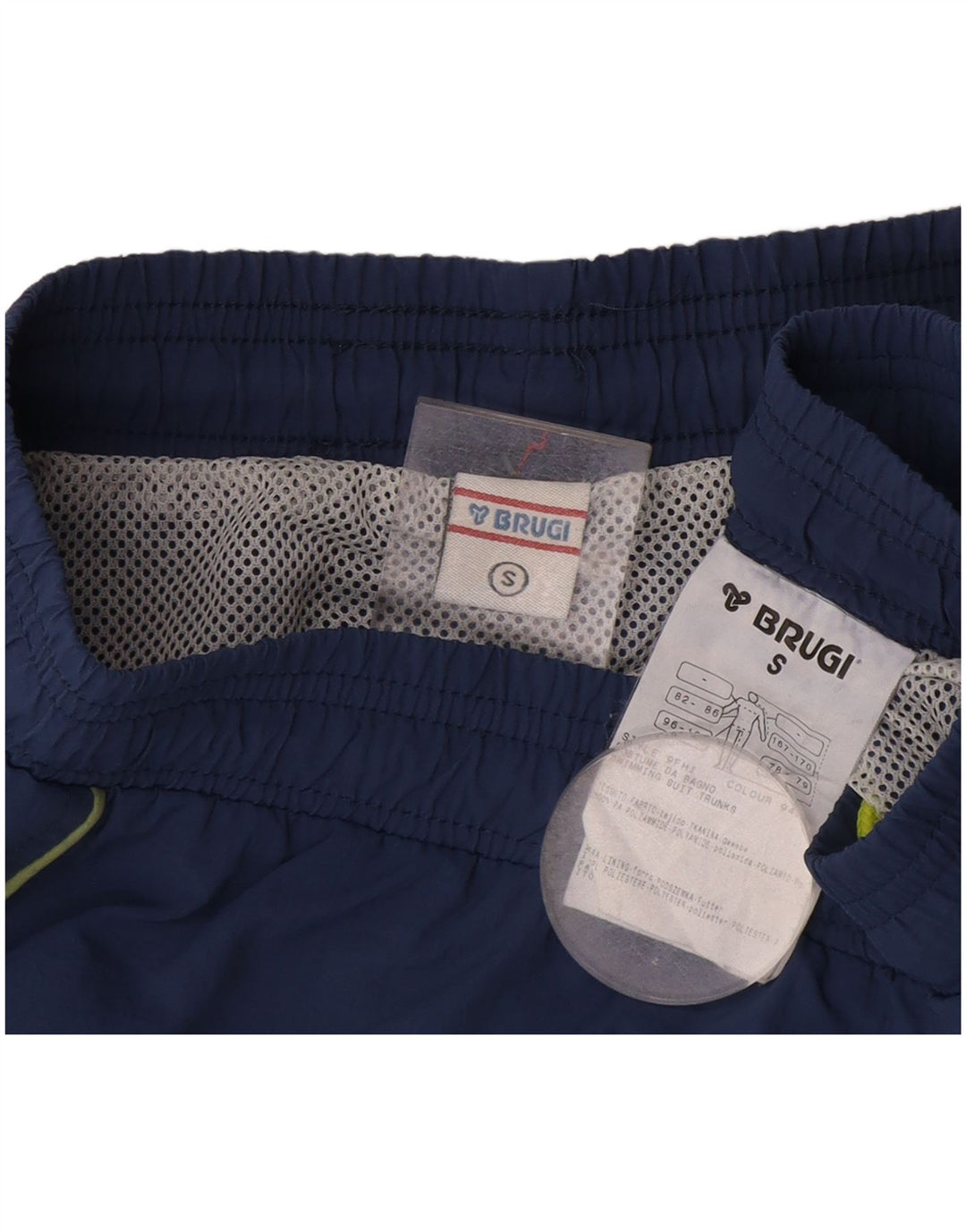 Pantaloncini da bagno da uomo Brugi piccoli blu navy in poliammide