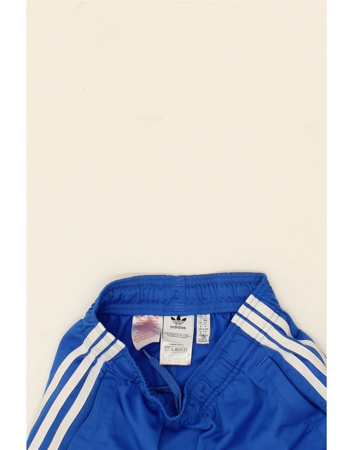 ADIDAS Boys Sport Shorts 9-10 Years Blue Polyester Vintage Adidas and Second-Hand Adidas from Messina Hembry 
