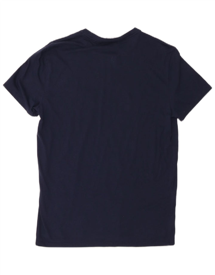 T-shirt Lacoste da uomo dalla vestibilità regolare, taglia 4, cotone blu navy medio