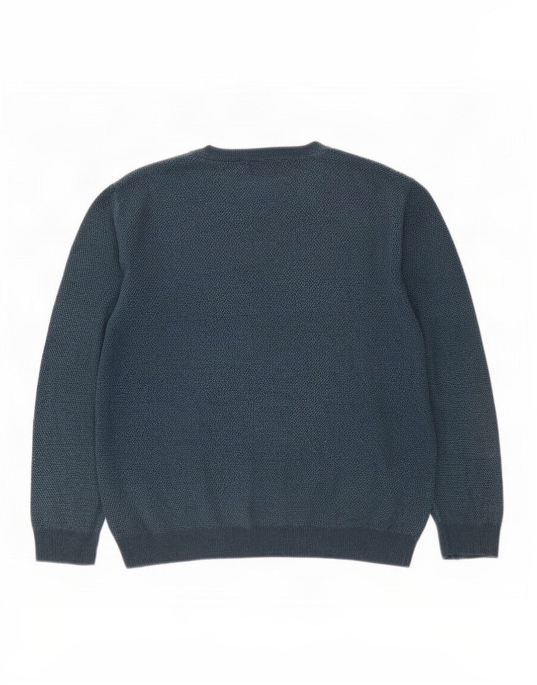 Maglione maglione girocollo da uomo Marks & Spencer grande cotone blu