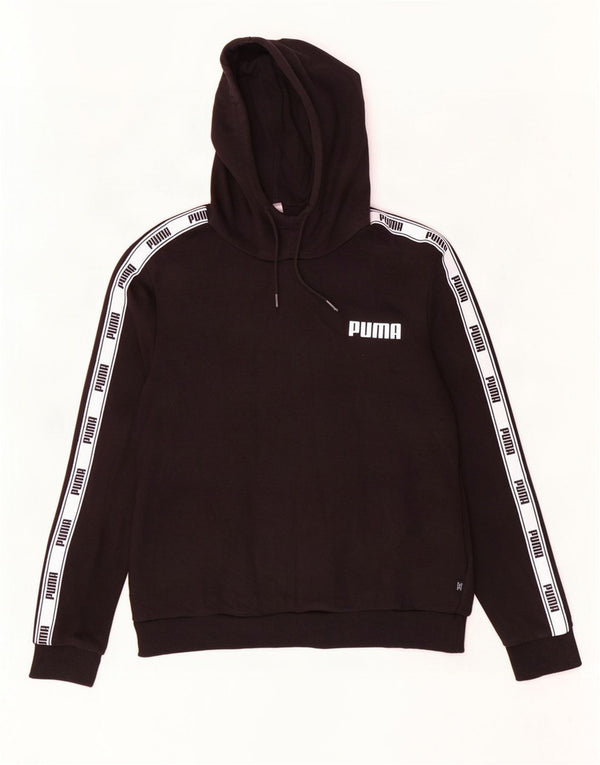 Felpa con cappuccio grafica da donna Puma Large Black Colourblock
