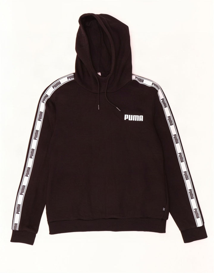 Felpa con cappuccio grafica da donna Puma Large Black Colourblock