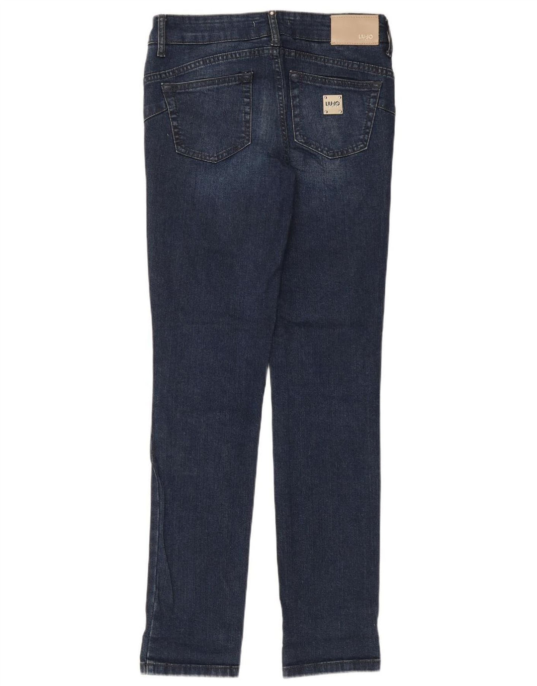 LIU JO Womens Slim Jeans W27 L31 Navy Blue Cotton