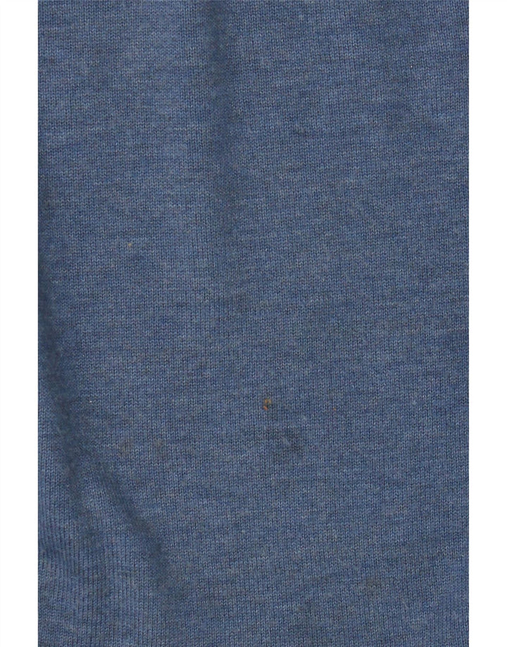 Maglione maglione girocollo da uomo Calvin Klein in cotone blu medio