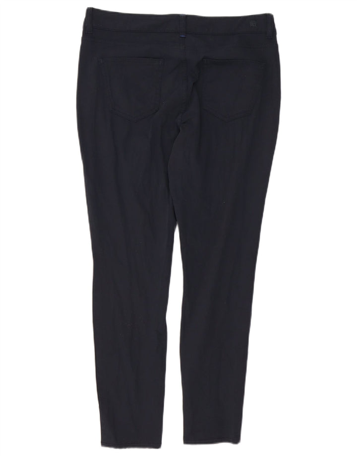 MASSIMO DUTTI Pantaloni casual corti da donna EU 42 Large W32 L26 Blu navy