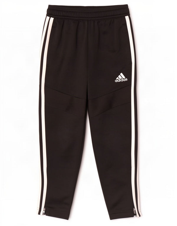 Pantaloni della tuta da ragazzo Adidas 5-6 anni in poliestere nero