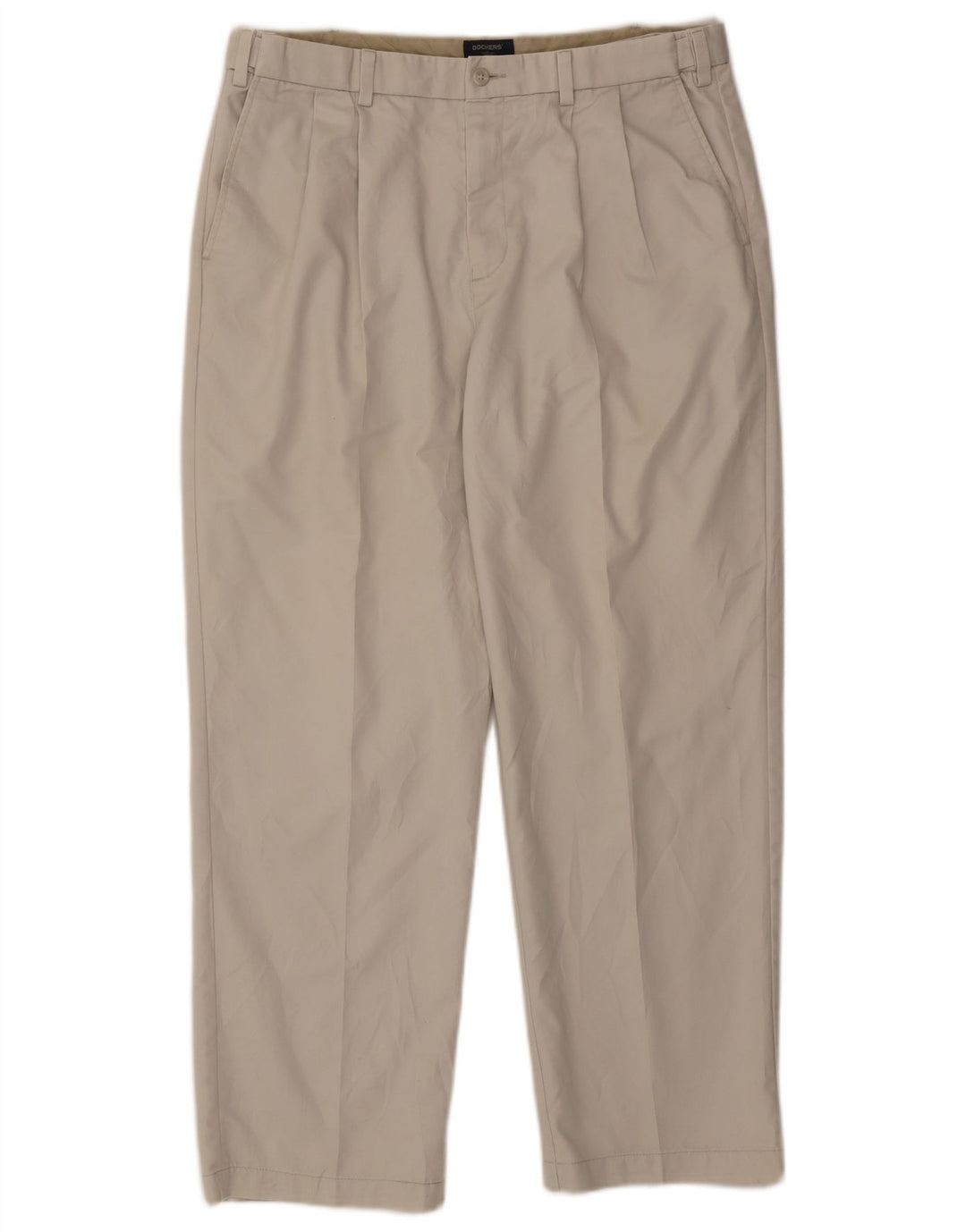 Pantaloni chino con pegging da uomo Dockers W34 L29 Beige