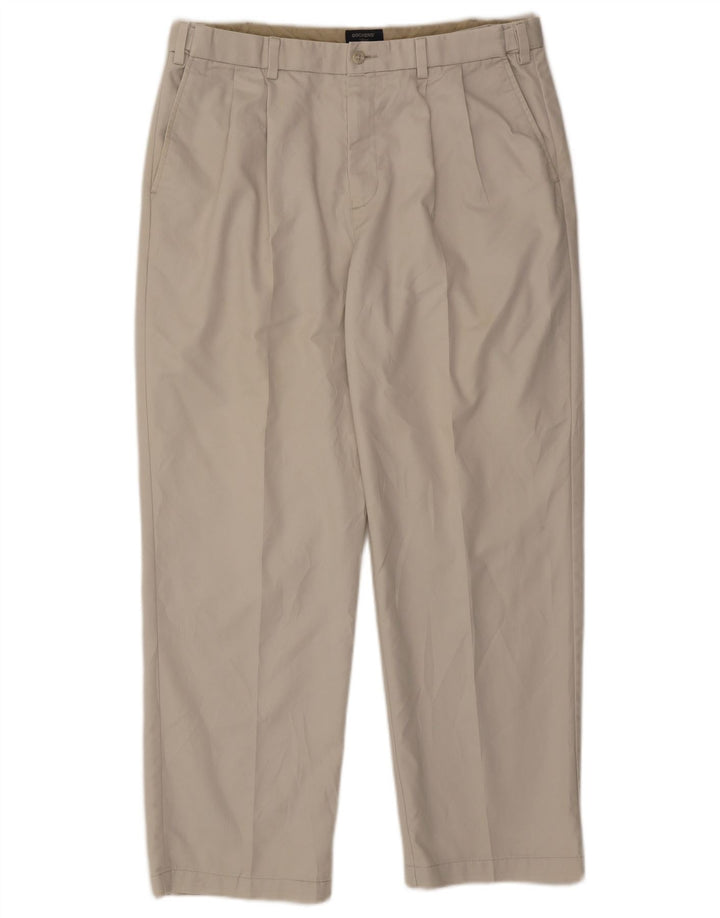 Pantaloni chino con pegging da uomo Dockers W34 L29 Beige