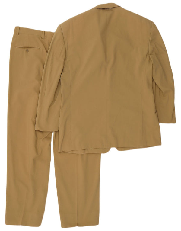 Giorgio Armani Abito da Uomo a 2 Bottoni IT 50 Large W34 L28 Cotone Beige