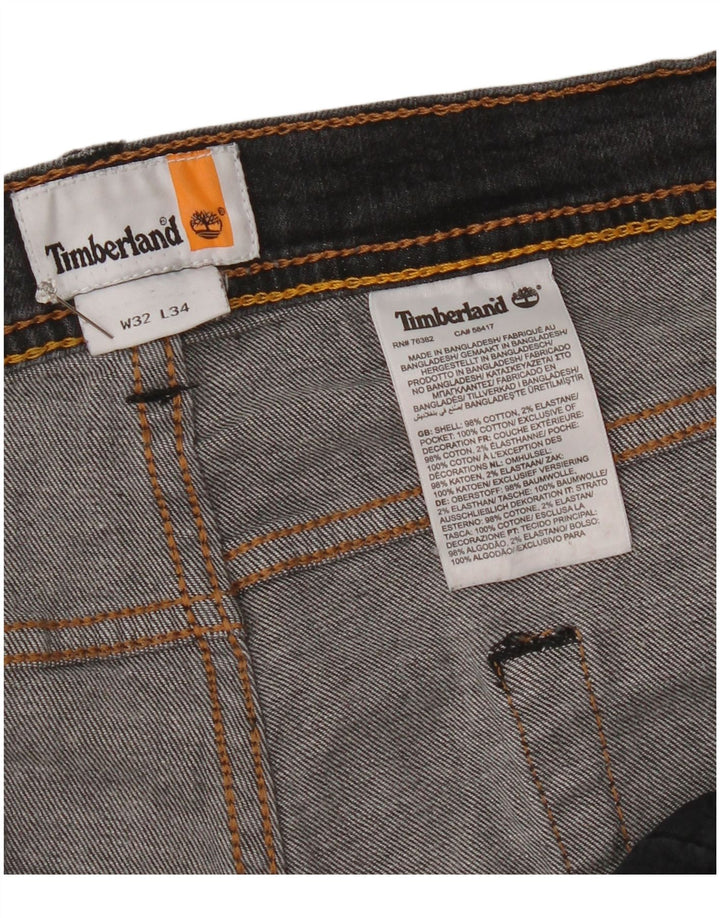 Jeans slim da uomo Timberland W32 L34 cotone grigio