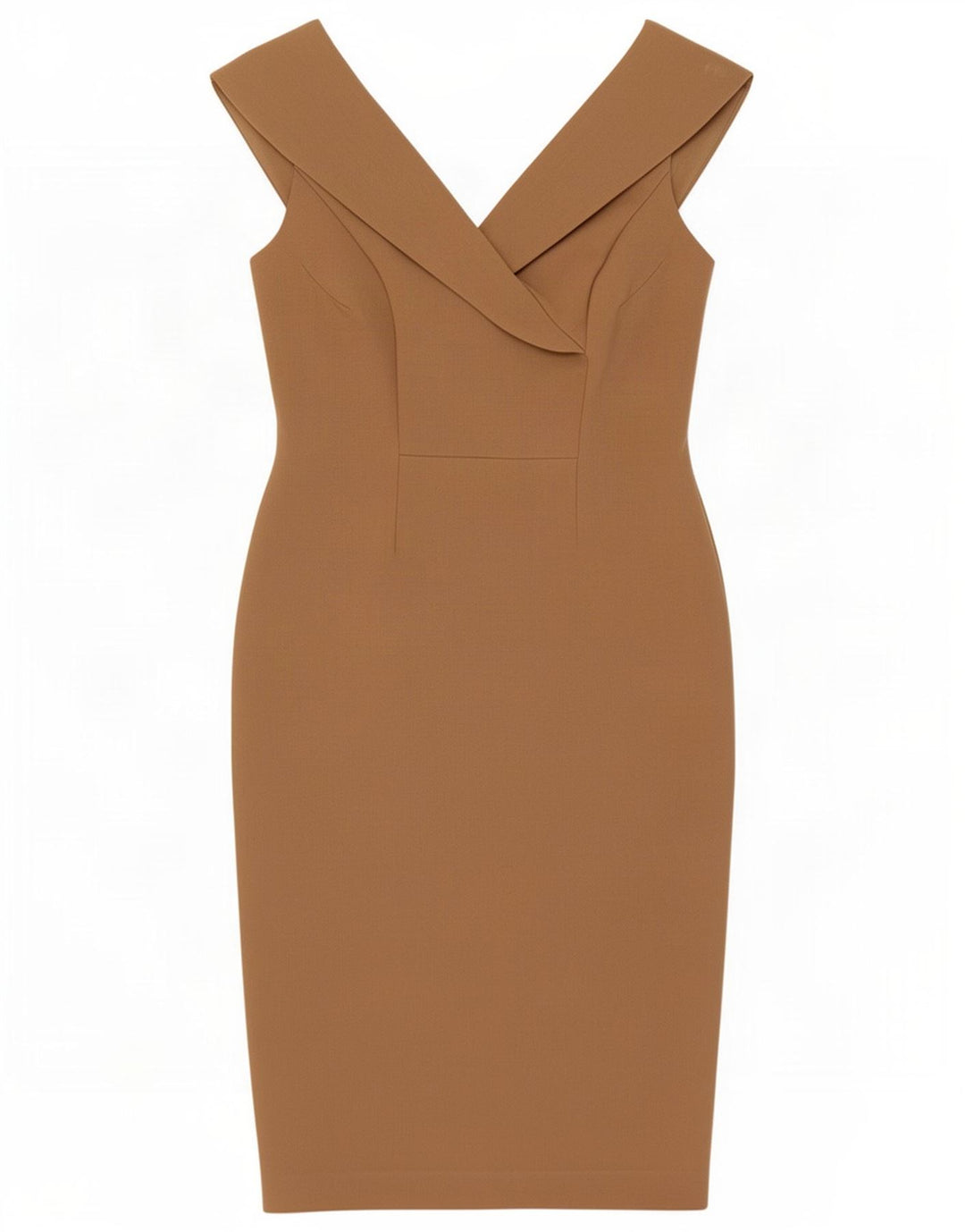 Abito tubino con spalle scoperte Marks & Spencer da donna UK 12 Beige medio