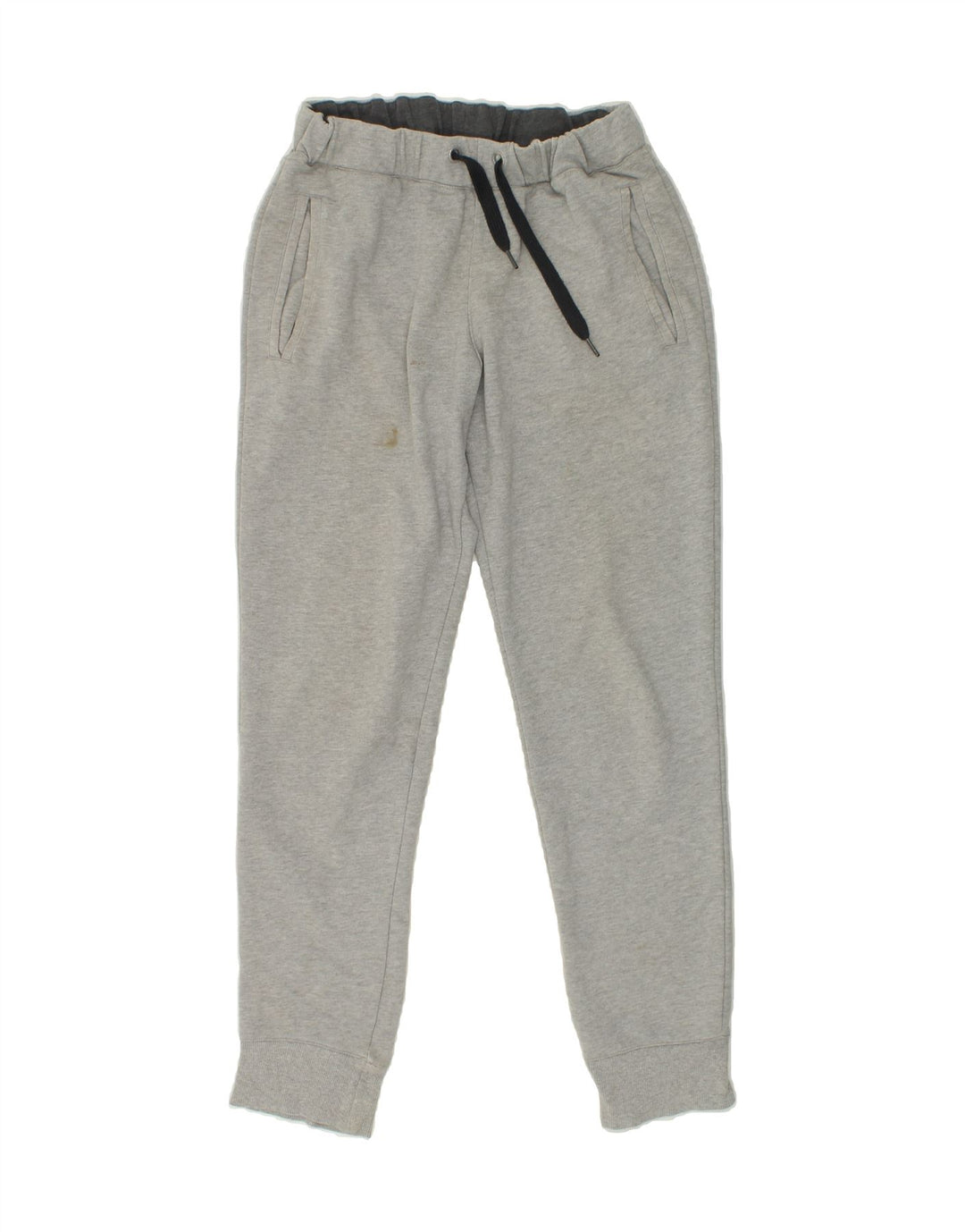 ADIDAS Mens Tracksuit Trousers Joggers Small Grey Cotton Vintage Adidas and Second-Hand Adidas from Messina Hembry 