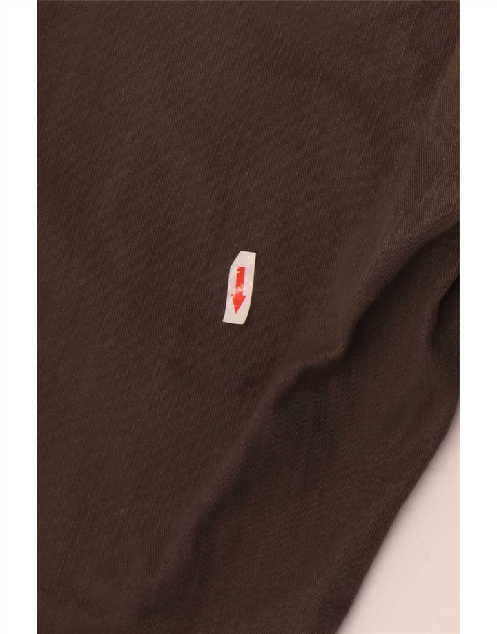 Jeans dritti regolari da uomo Wrangler W36 L34 cotone marrone