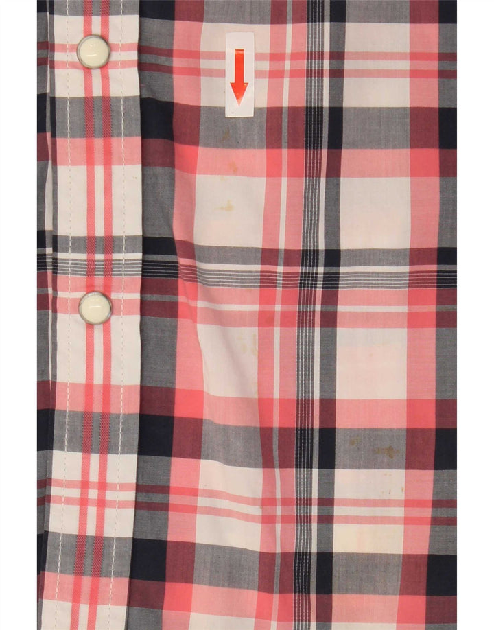 Camicia a maniche corte da uomo Levi's Large Western in cotone a quadri multicolore