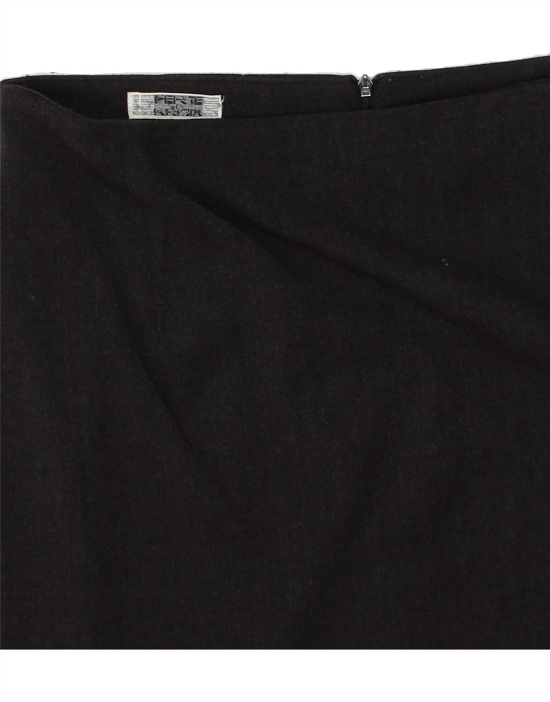 KRIZIA Womens Straight Skirt W34 Large  Black Vintage Krizia and Second-Hand Krizia from Messina Hembry 