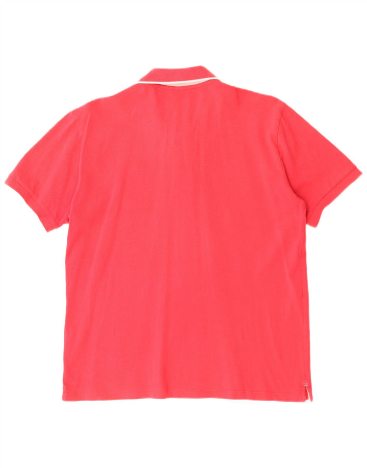 Polo da uomo NORTH SAILS in cotone rosso medio