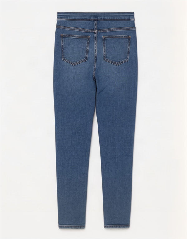 Marks & Spencer Womens Super Skinny Jeans UK 12 Medium W28 L27 Blue Cotton