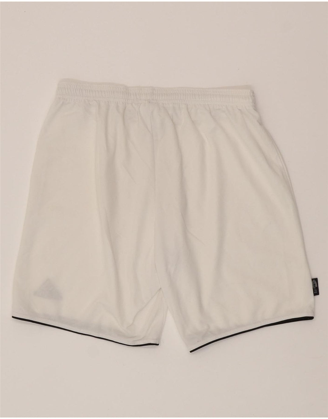 Pantaloncini sportivi ADIDAS Climalite da uomo, poliestere bianco medio