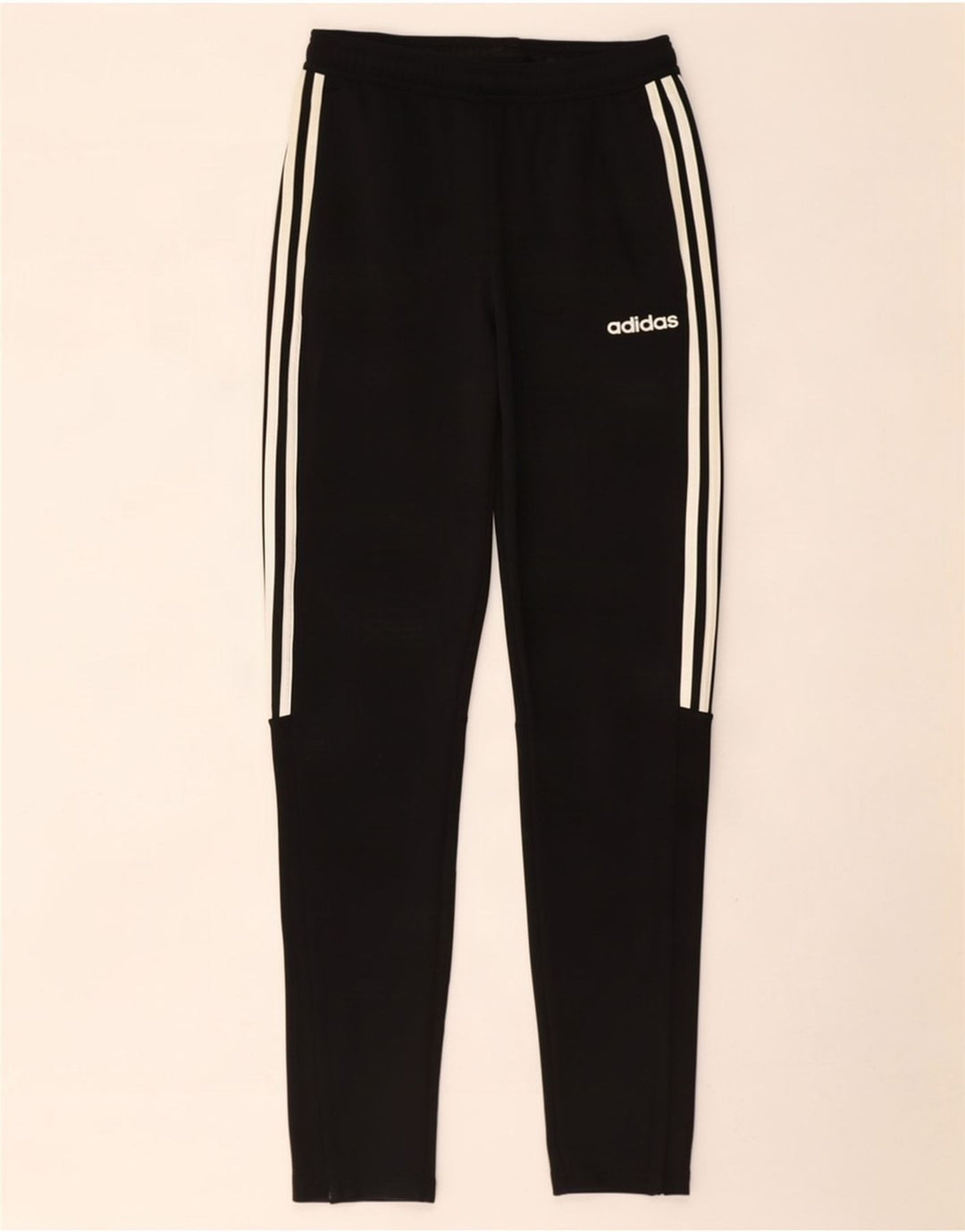 Pantaloni da tuta Adidas Climalite da uomo piccoli in poliestere nero