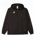 Giacca antipioggia con cappuccio Adidas da ragazzo 13-14 anni in poliestere nero