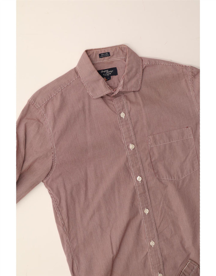 J. CREW Mens Shirt Size 14 1/2 Small Red Check Cotton Vintage J. Crew and Second-Hand J. Crew from Messina Hembry 