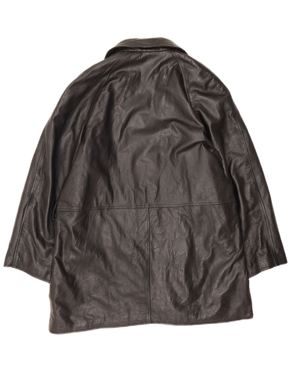 Giacca in pelle da donna Mary Anne UK 18 XL Nera